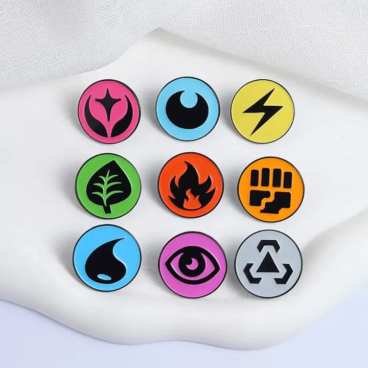 [BUNJANG] Pokemon Elemental Badge Set (9 Types) / 포켓몬카드 원소뱃지9종