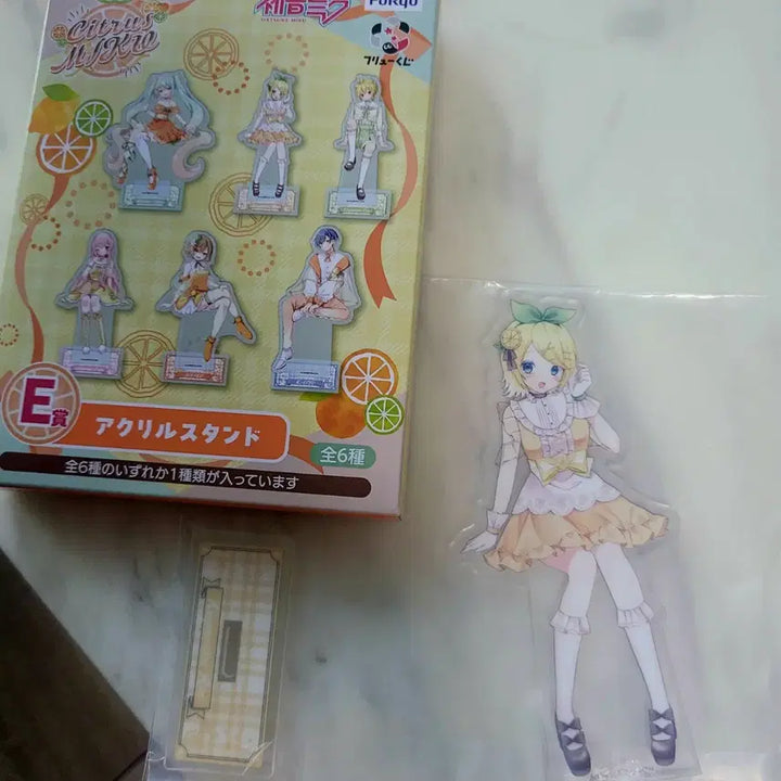 [BUNJANG] Hatsune Miku Citrus E-Prize Acrylic Stand / 미쿠 시트러스 하츠네 미쿠 E상 아크릴 스탠드  새상품