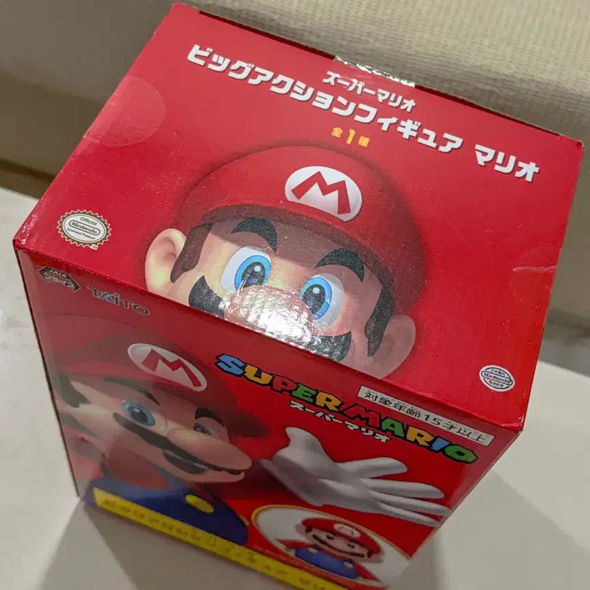 [BUNJANG] Nintendo Super Mario Big Action Figure Mario (Official, Sealed) / 정품 미개봉)슈퍼마리오 빅 액션 피규어 마리오
