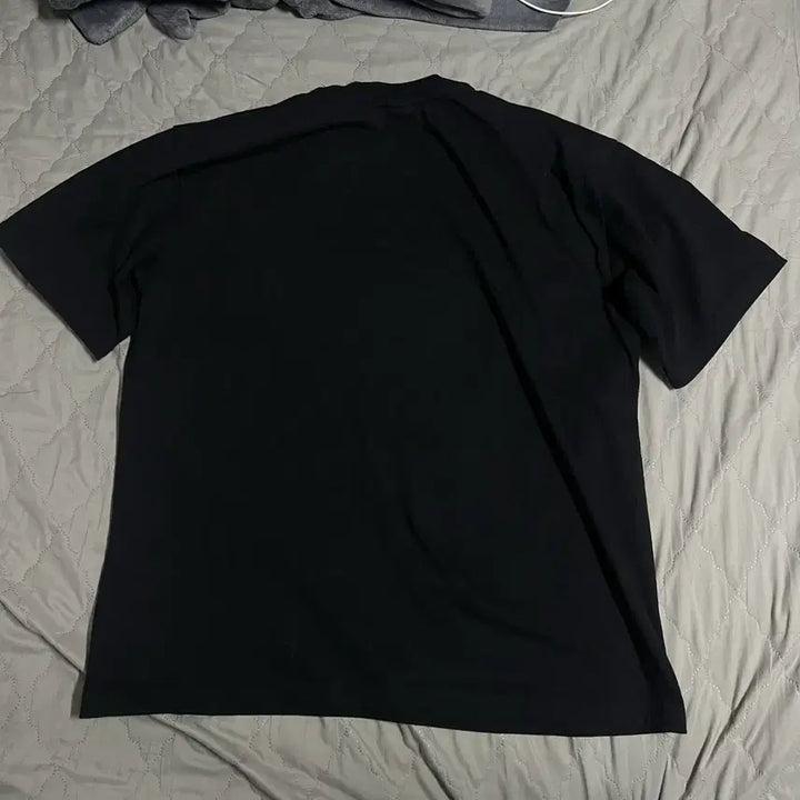 [BUNJANG] Az Carton Black Vintage Printing Graphic T-Shirt / 애즈카톤 반팔 M 빈티지 프린팅 데일리 공용 블랙 검정