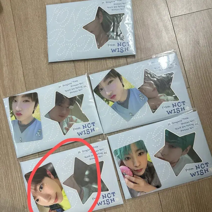 [BUNJANG] NCT WISH Songbird Letter Album Ryeo Bundle Set / 엔시티위시 송버드 레터 앨범 료 세트