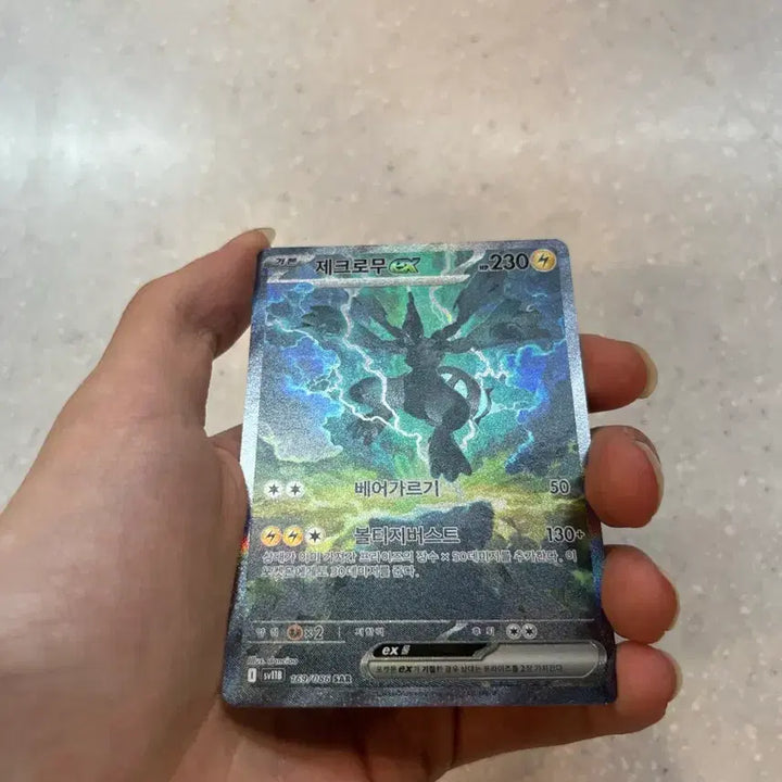 [BUNJANG] Zekrom EX SAR Pokemon Card / 포켓몬카드 제크로무 EX sar
