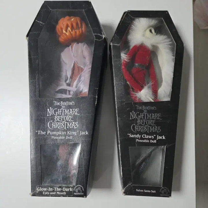 [BUNJANG] The Nightmare Before Christmas Sandy Claws Jack Figure Vintage Set (2) / 크리스마스의 악몽 크악몽 샌디클로스 잭 빈티지 2개 세트