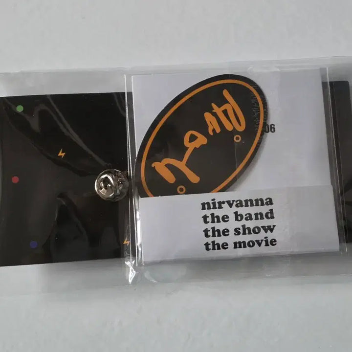 [BUNJANG] Nirvana The Band Movie Artist Badge / 너바나 더 밴드 영화 아티스트 뱃지 미개봉