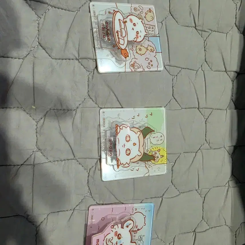 [BUNJANG] Cheeikawa Acrylic Clips (Chii, Momonga, Anoko) / 먼작귀 치이카와 아크릴 집게 (치이 모몽가 아노코)