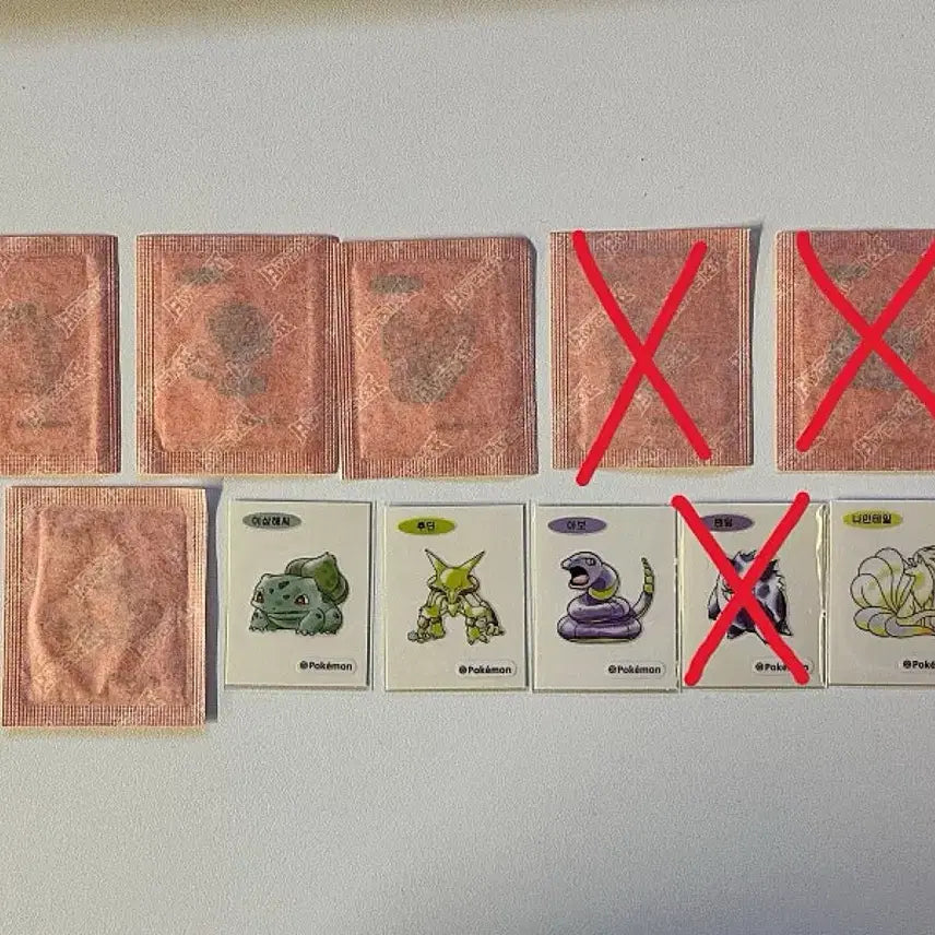 [BUNJANG] Pokemon Artwork Stickers Bundle / 포켓몬 아트워크 띠부씰 일괄 판매
