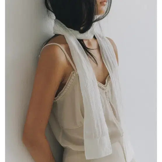 [BUNJANG] Parfums Niche Tova Sheer Embroidered Scarf / 파르벵 스카프 TOVA SHEER EMBROIDERED SCARF