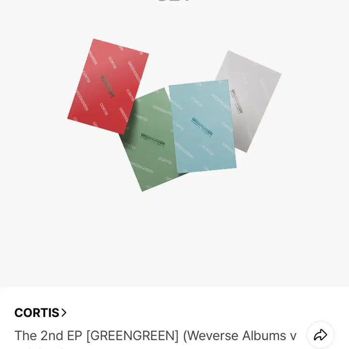 [BUNJANG] Cortis Sealed Album Weverse Version Set / 코르티스 미개봉 앨범 위버스 버전 4개 세트