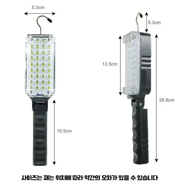 [BUNJANG] Rechargeable 34-LED Work Light - Camping, Car Camping, Repair, Multi-purpose Lantern / 충전식 34구 LED 작업등 캠핑 차박 정비 어디든 만능 랜턴
