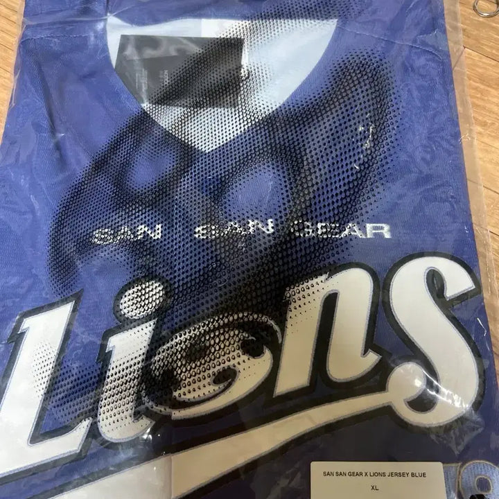 [BUNJANG] Samsung Lions Sansan Gear Uniform Blue XL / 삼성 라이온즈 산산기어 유니폼 블루 XL (미개봉)