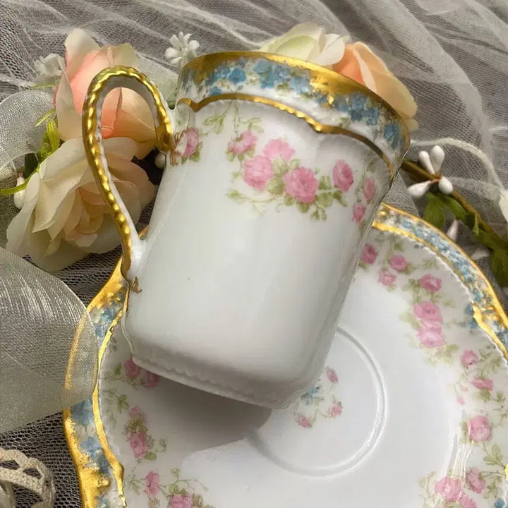 [BUNJANG] French Haviland Limoges Teacup Set / 프랑스하빌랜드 리모즈