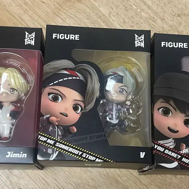 [BUNJANG] BTS TinyTAN Jimin, Taehyung, Jungkook Figures Bundle Set / BTS 타이니탄 피규어 (지민, 태형, 정국)