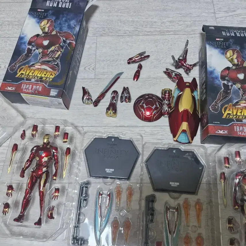 [BUNJANG] ThreeZero Iron Man DLX Figure Mark 50 &amp; Accessories / 쓰리제로 아이언맨 DLX 피규어 마크 50 &amp; 액세서리