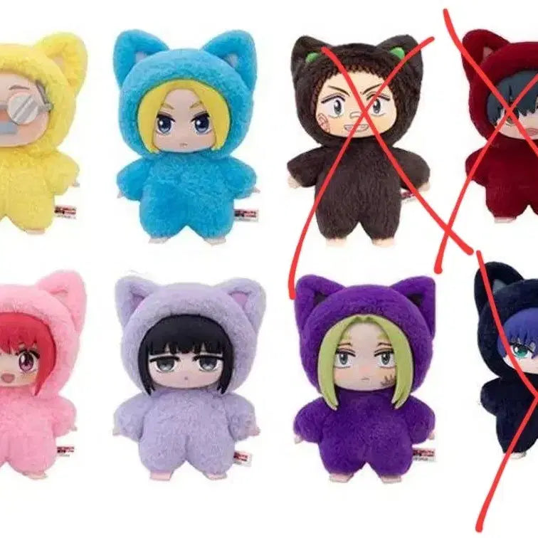 [BUNJANG] Sakamoto Days 5-Character Bundle Set / eaki 사카모토데이즈 라부부 샄부부 누이 5종 일괄