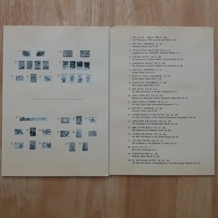 [BUNJANG] 1995 Korean Stamp Album / 1995 한국의 우표첩