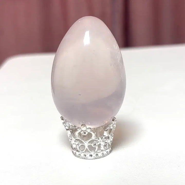 [BUNJANG] High-Quality Star Rose Quartz Egg from Madagascar / [천연원석] 고퀄리티 스타 로즈쿼츠 에그| 마다가스카르산