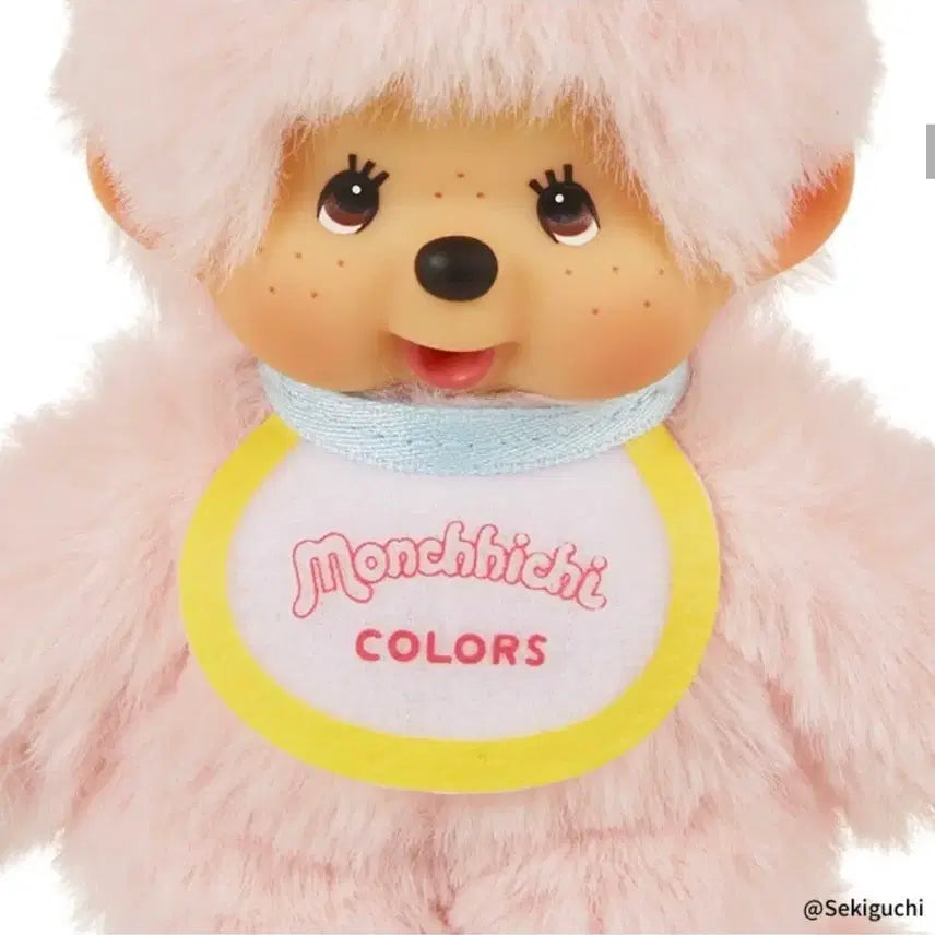 [BUNJANG] Monchhichi Colors New Pink Plush Doll / 몬치치 컬러즈 새상품 연핑크