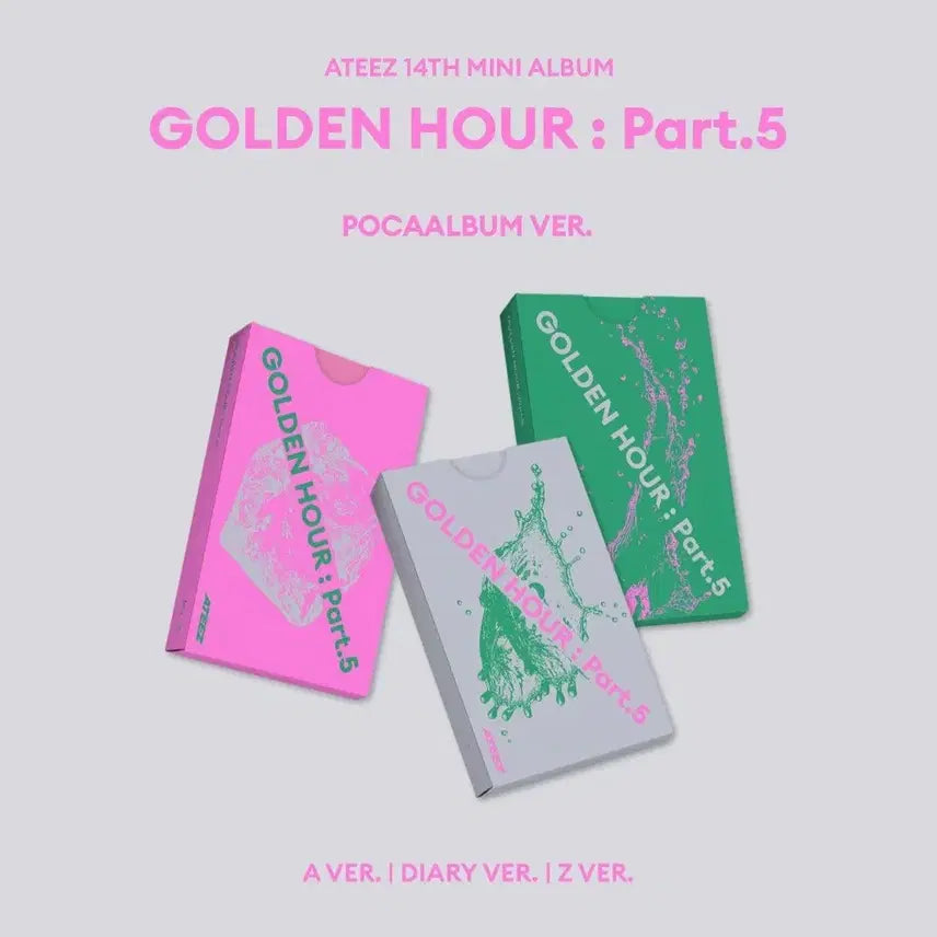 [BUNJANG] ATEEZ Makestar Golden Hour Part.5 Album Split Set / 바다 친구들 분철)에이티즈 메이크스타 골든아워5 포카앨범 분철