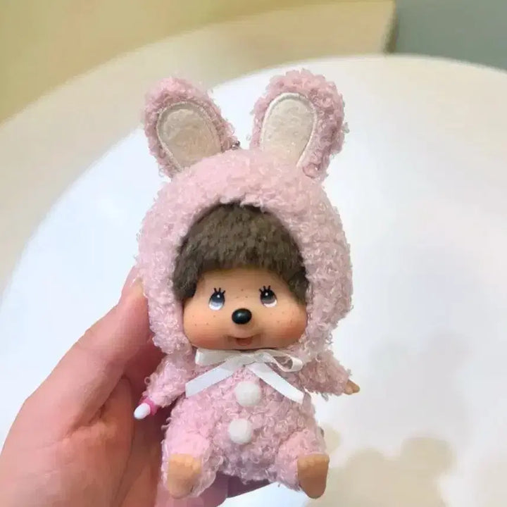 [BUNJANG] Sekiguchi New Big Head Bunny Monchhichi Keyring / 세키구치 신상 빅헤드 바니 몬치치 키링