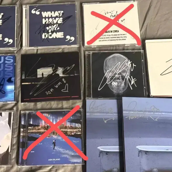 [BUNJANG] Various Korean Hip-Hop Rappers Signed CDs Bundle Set / 국힙 래퍼들 싸인 CD 판매합니다 가격 제시 연락 부탁드려요