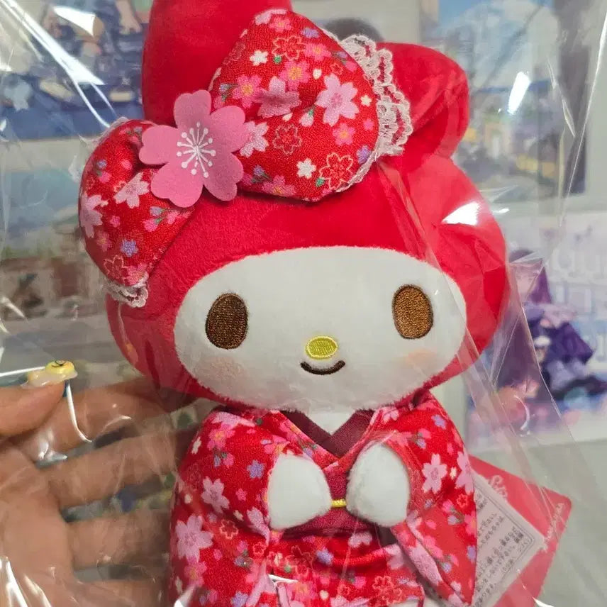 [BUNJANG] My Melody Kimono Medium Plush Doll / 마이멜로디 기모노 중형 인형 빨마