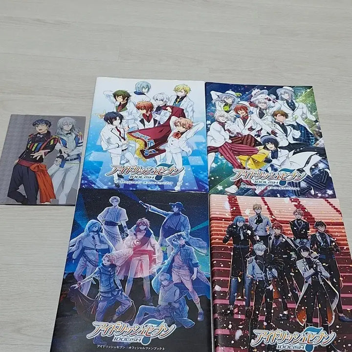 [BUNJANG] Idolish Seven Fanbook 1-4 &amp; Re:vale File Set / 아이나나 아이돌리쉬 세븐 팬북 1234 애니메이트 리바레 화일 특전