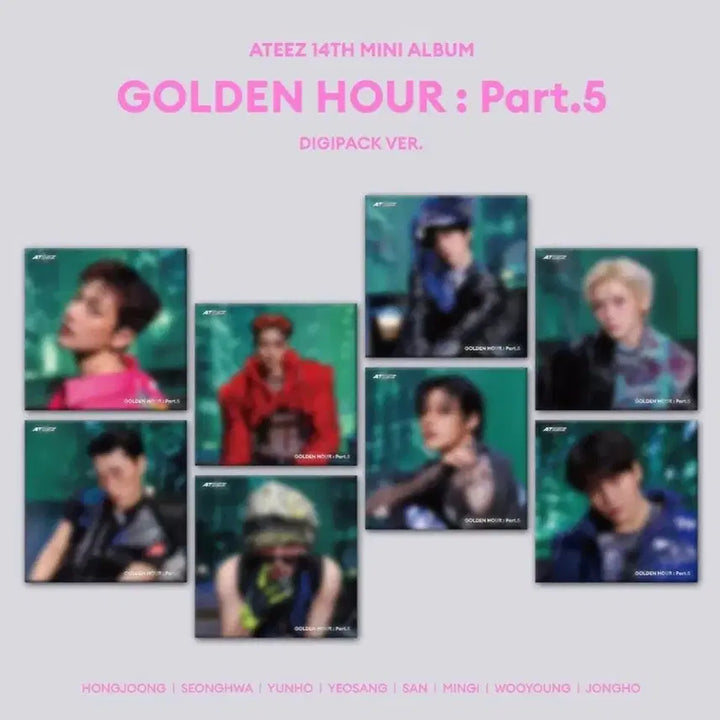 [BUNJANG] ATEEZ Golden Hour Part. 5 TOKTOQ Album Split Set / 에이티즈 TOKTOQ 골든아워 파트5 앨범 분철