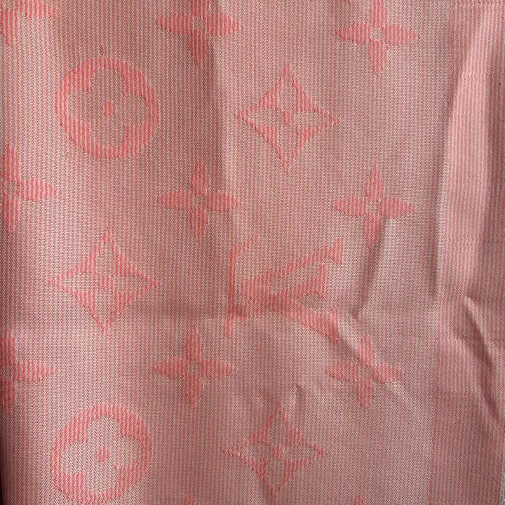 [BUNJANG] Louis Vuitton Monogram Silk Wool Blend Shawl Scarf Pink Orange / 오늘만*정품*루이비통 모노그램 숄 머플러 핑크오렌지