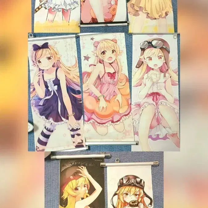 [BUNJANG] Oshino Shinobu Monogatari Series Scroll Tapestry / 모노가타리 오시노 시노부 미소녀 족자봉 태피스트리