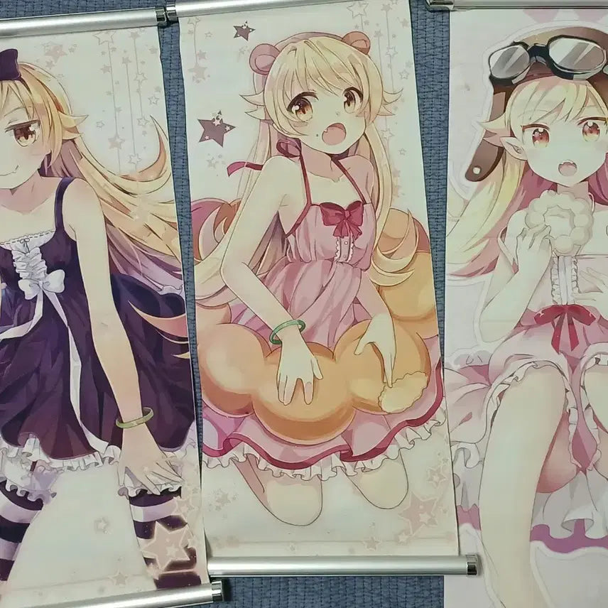 [BUNJANG] Oshino Shinobu Monogatari Series Scroll Tapestry / 모노가타리 오시노 시노부 미소녀 족자봉 태피스트리