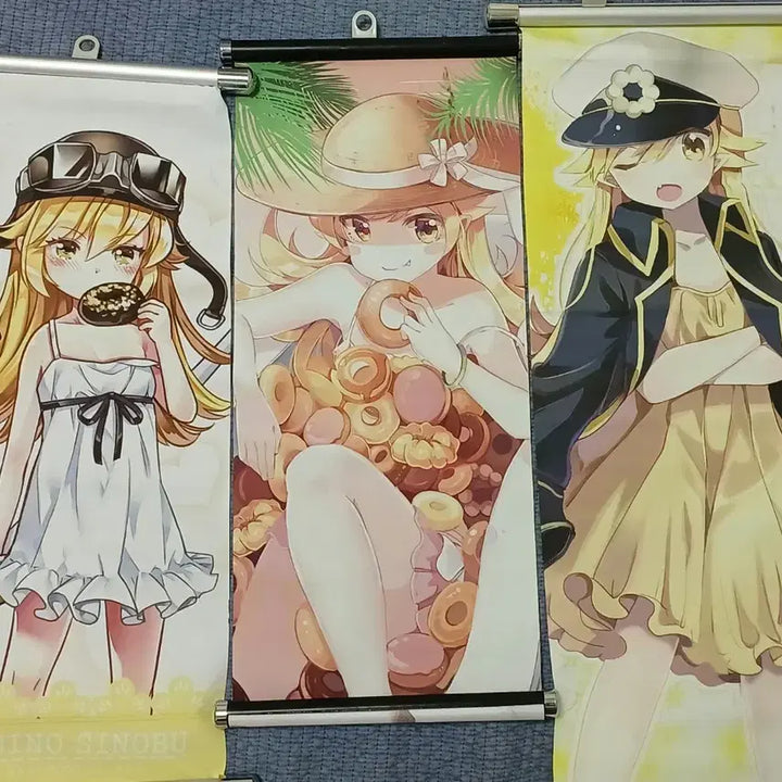 [BUNJANG] Oshino Shinobu Monogatari Series Scroll Tapestry / 모노가타리 오시노 시노부 미소녀 족자봉 태피스트리