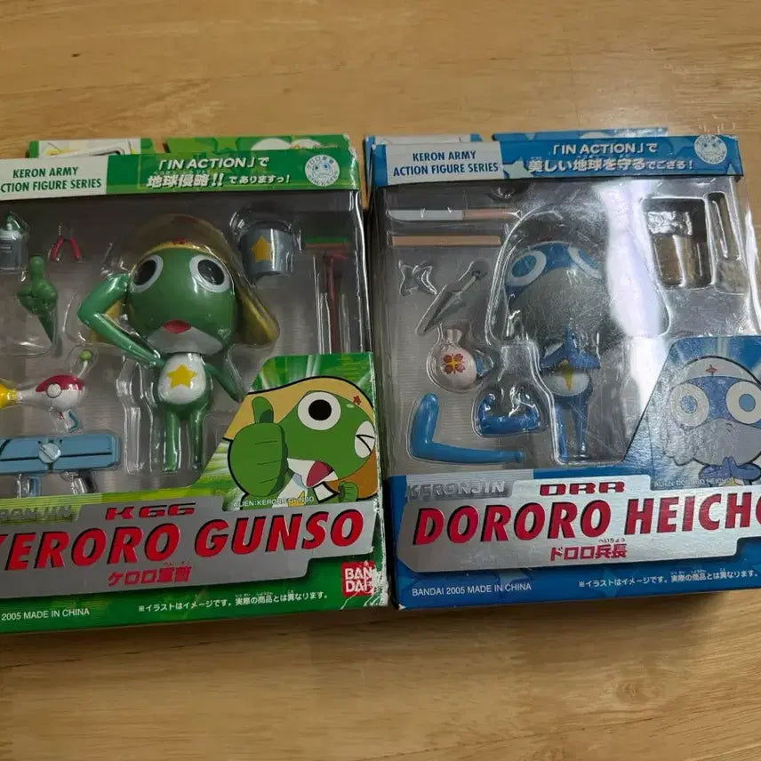 [BUNJANG] Keroro Sergeant Keroro Dororo Action Figure Bundle Set / 일괄] 케로로 도로로 인액션 고전 피규어 판매 인형 굿즈 케로로중사