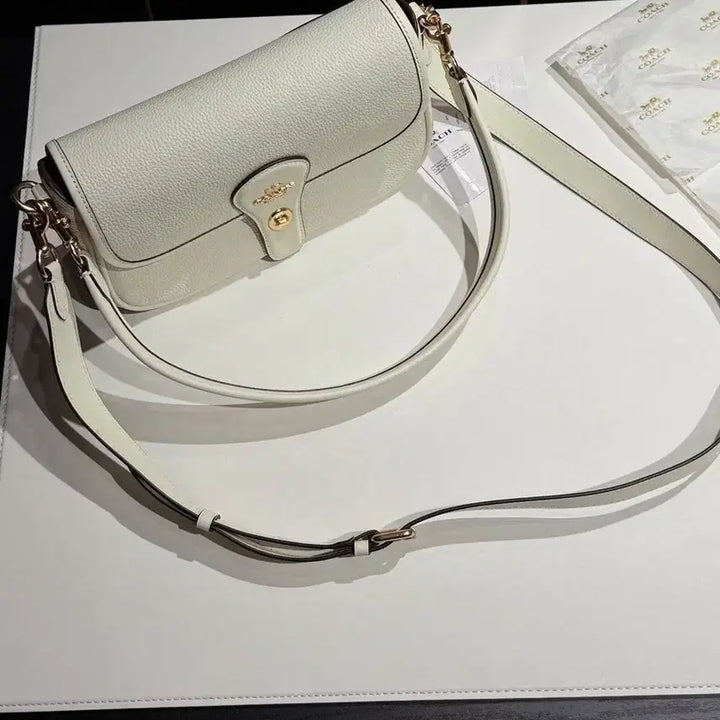 [BUNJANG] Coach Hadley Vintage Baguette Shoulder Bag / 코치 Hadley 빈티지 바게트 숄더백 [화이트,브라운,블랙]