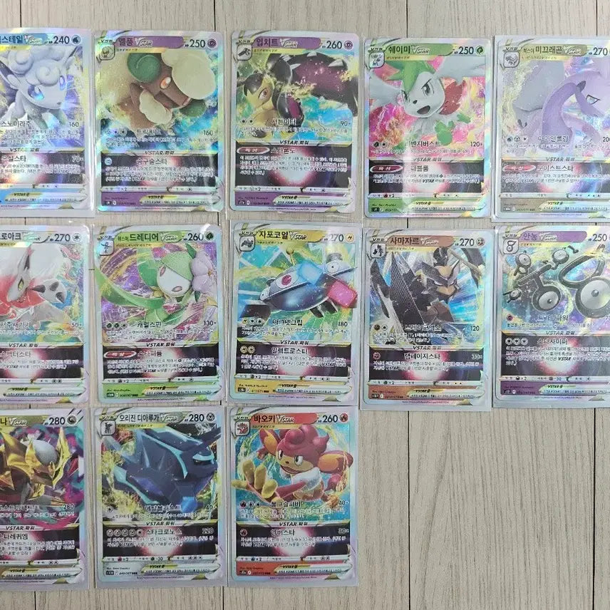 [BUNJANG] Pokemon VSTAR Cards (13 Cards) / 포켓몬 카드 VSTAR 카드 13장