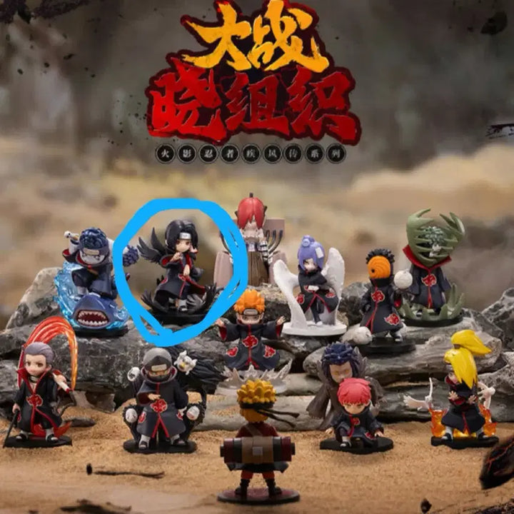 [BUNJANG] Pop Mart x Gong Naruto Shippuden Akatsuki Battle Series Itachi Figure / 팝마트 X GONG 나루토 질풍전 아카츠키 전투 시리즈 이타치