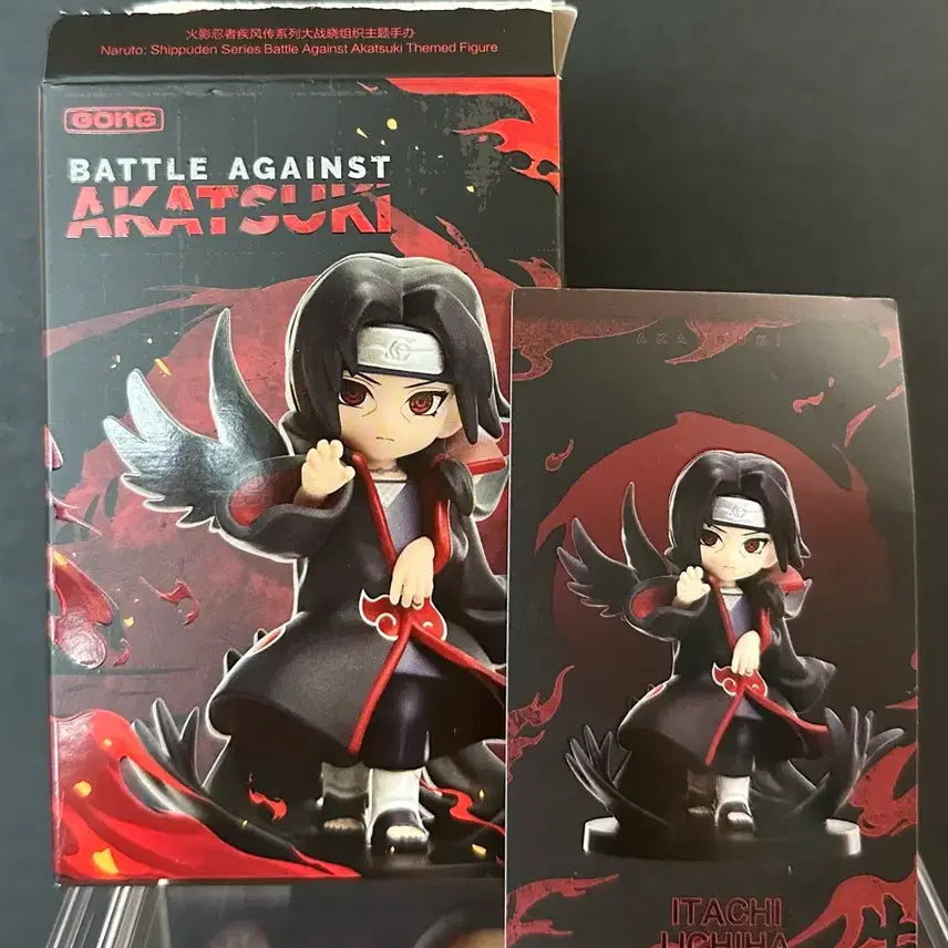 [BUNJANG] Pop Mart x Gong Naruto Shippuden Akatsuki Battle Series Itachi Figure / 팝마트 X GONG 나루토 질풍전 아카츠키 전투 시리즈 이타치