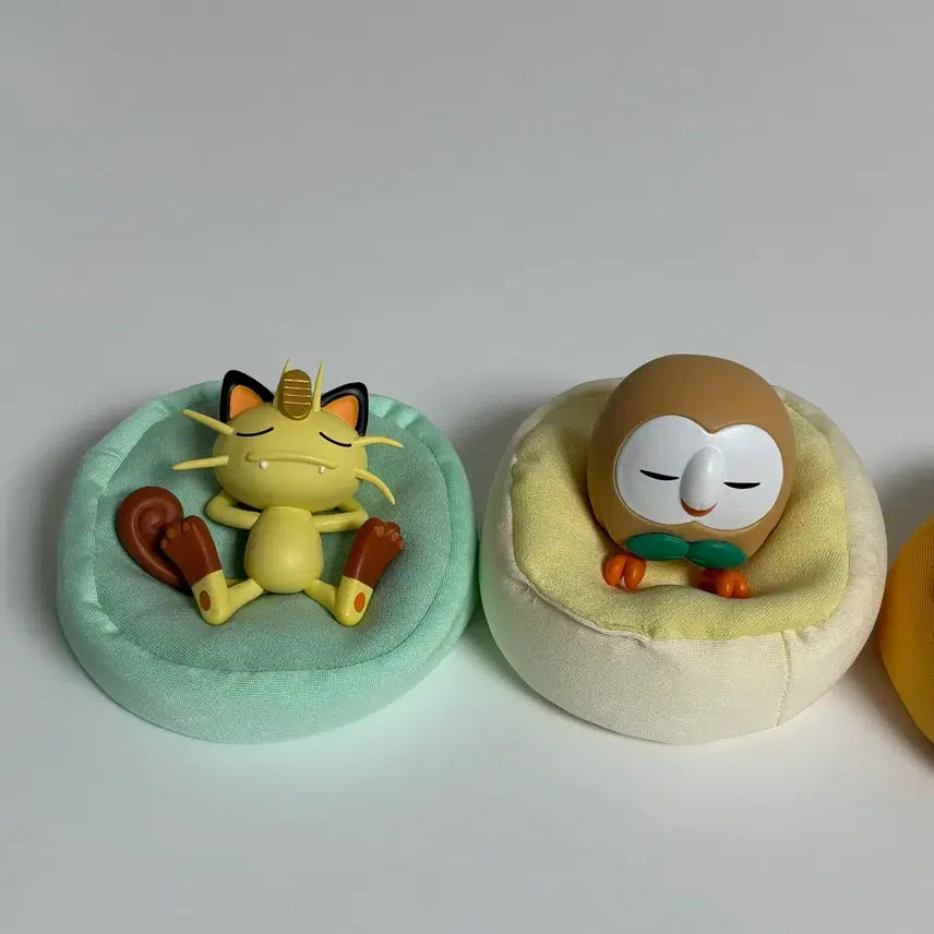 [BUNJANG] Pokemon "Cool Cooling Sleeping" Figures Set of 4 / 포켓몬 쿨쿨 슬리핑 피규어 4종