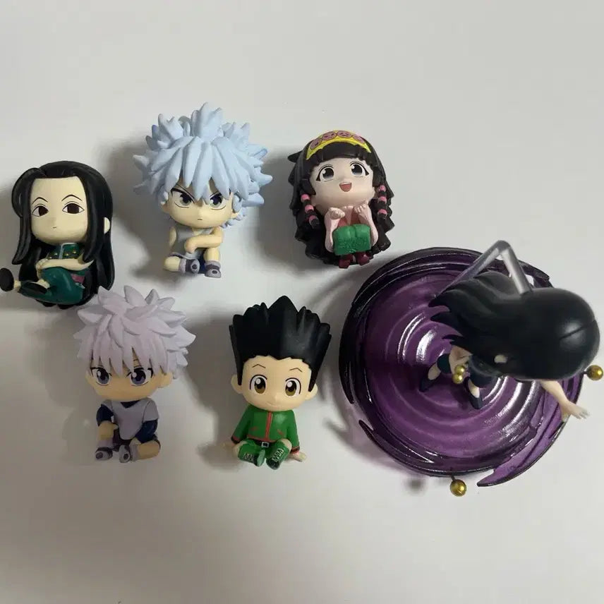 [BUNJANG] Irumi Hunter x Hunter Swarasetai Vol. 1 &amp; 4 Gacha Figures / 택포 7.6)이르미 데스크탑 헌터헌터 스와라세타이 1탄 4탄 가챠