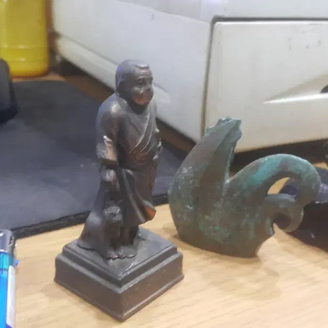 [BUNJANG] Collection of 5 Japanese Cast Bronze Statues / 일본 주물 조각상 5점 일괄