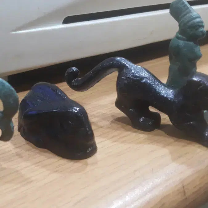 [BUNJANG] Collection of 5 Japanese Cast Bronze Statues / 일본 주물 조각상 5점 일괄