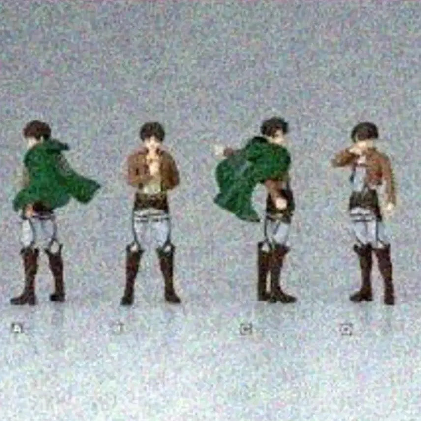 [BUNJANG] FIGUNO Attack on Titan Eren &amp; Levi Figure Set / 진격의 거인 FIGUNO 피규어 에렌 리바이