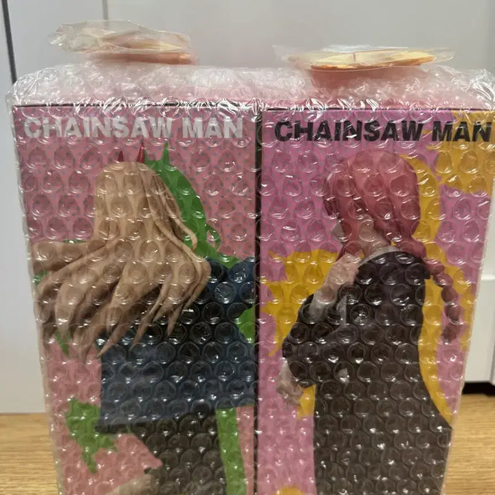 [BUNJANG] Chainsaw Man Makima &amp; Power Sealed Figure with Clear Acrylic Stand / 미개봉) Taito 파워 / 마키마 투명 아크릴발판