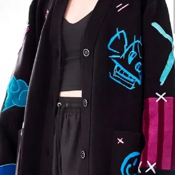 [BUNJANG] Arcane Stitchspring Collaboration Limited Edition Cardigan XL (New, Unsealed) / 리그오브레전드 아케인 공식 콜라보 스티치스프링 가디건 XL 미개봉새상품