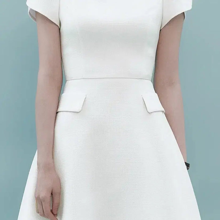 [BUNJANG] Ivana Helsinki Heartlie Mini Dress Cream / 이바나헬싱키 Heartlie mini Dress 크림