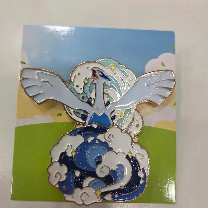 [BUNJANG] Pokemon Master Ball Pin Set: Lugia &amp; Snorlax / 이삭 포켓몬스터 뱃지 교환 루기아 잠만보