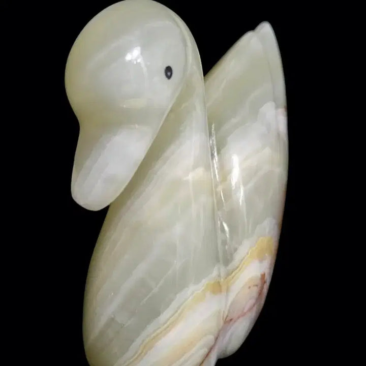 [BUNJANG] Vintage Onyx Duck Sculpture / 빈티지 오닉스 오리 조각품