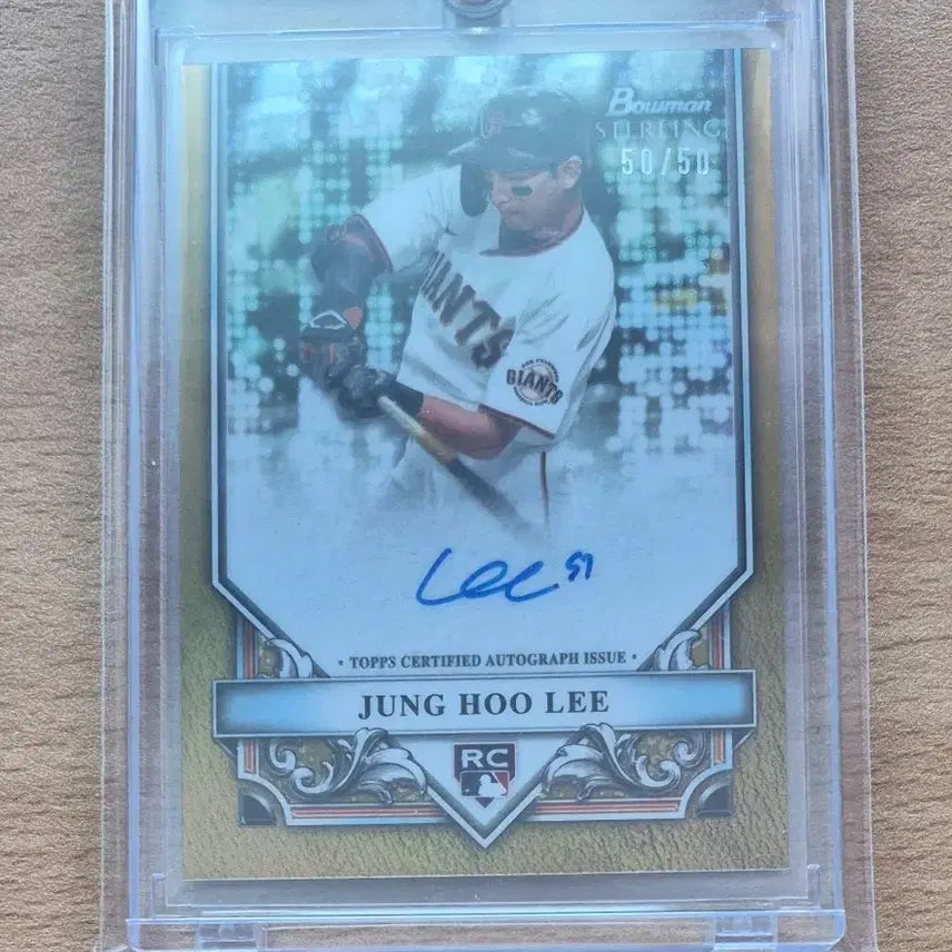[SOLD OUT] MLB 2024 바우만 스터링 이정후 루키 50한정 50번 골드오토카드