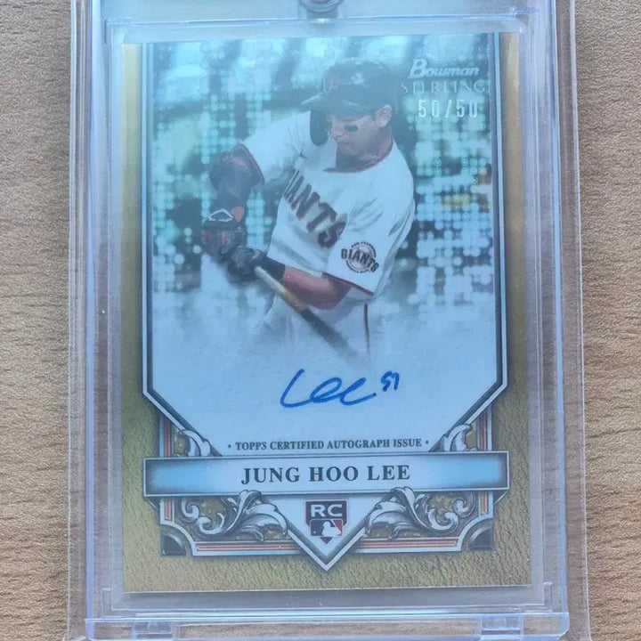 [SOLD OUT] MLB 2024 바우만 스터링 이정후 루키 50한정 50번 골드오토카드