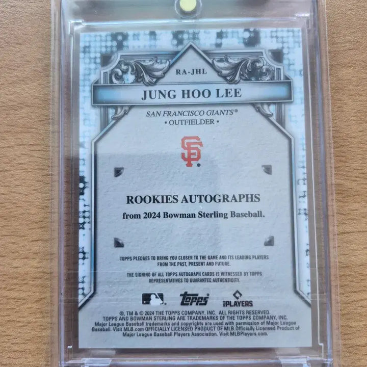 [SOLD OUT] MLB 2024 바우만 스터링 이정후 루키 50한정 50번 골드오토카드