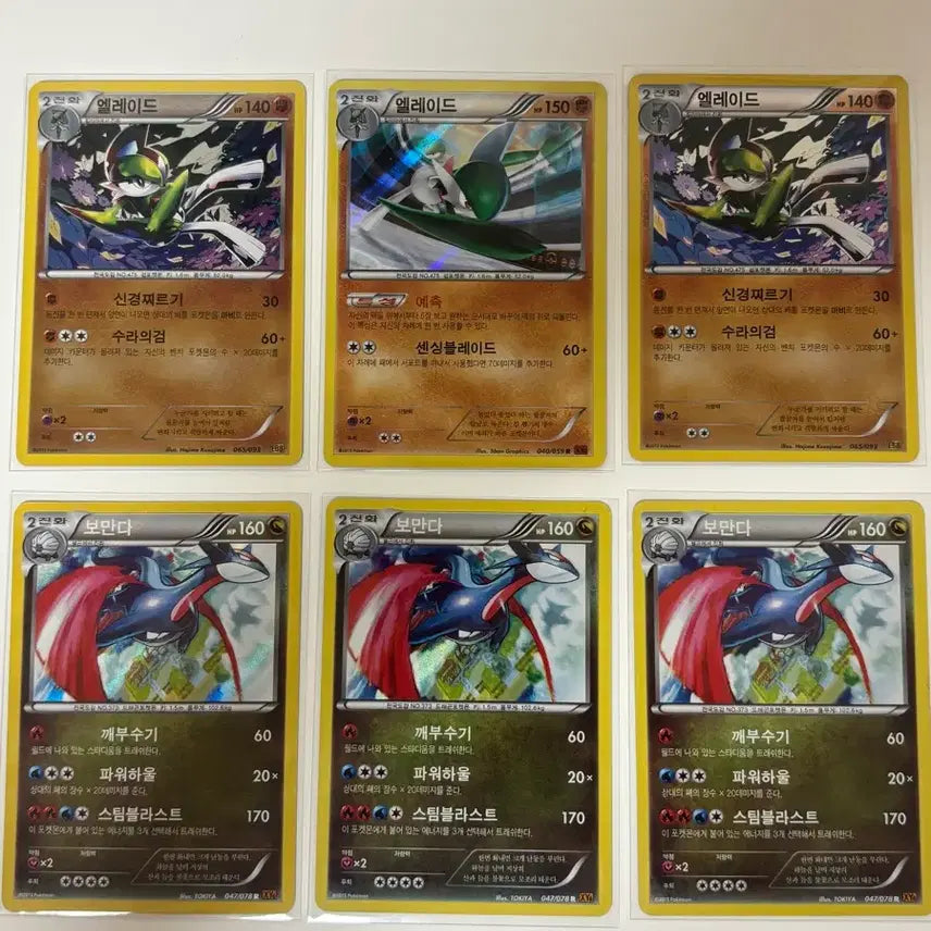 [BUNJANG] Pokemon TCG Ancient Card Hologram XY 2015 / 포켓몬카드 xy 2015 고대카드 홀로그램